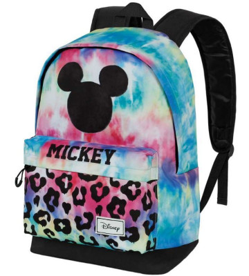 Mochila Escolar adap trolley Mickey Tie Dye 41cm