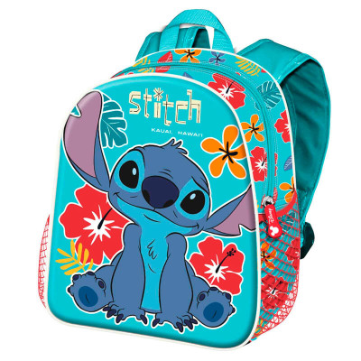 Mochila Escolar adap trolley Stitch Tropical 39cm