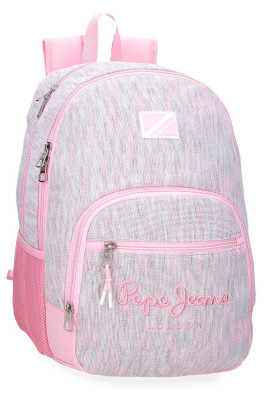 Mochila Escolar adaptavel a trolley Premium Pepe Jeans 44cm