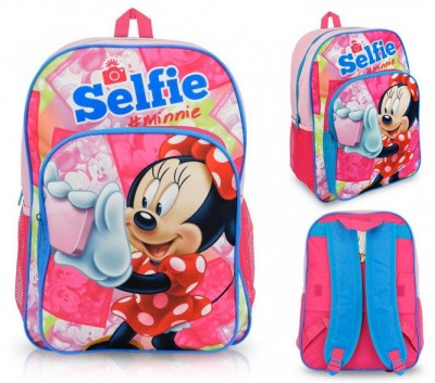 Mochila Escolar adaptável Minnie Mouse - Selfie 42 cm