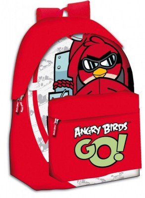 Mochila escolar Angry Birds red
