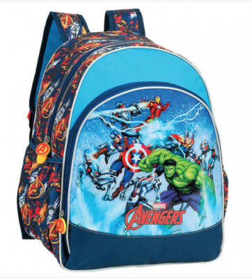 Mochila Escolar Avengers Ice Storm adap trolley 40cm