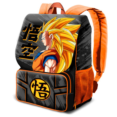 Mochila Escolar com aba Dragon Ball Warrior 45cm