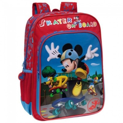 Mochila escolar Disney Mickey & Donald Skate