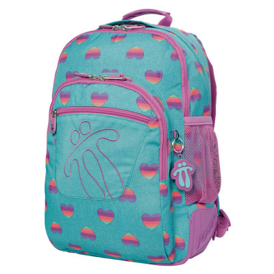 Mochila Escolar Dupla 44cm Totto Summer Hearts