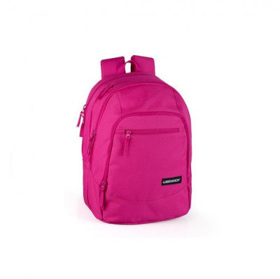 Mochila Escolar Eastwick Rosa 4Fechos 42cm