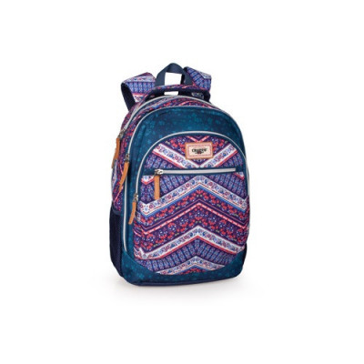 Mochila Escolar El Charro Ethnic Denim 4Fechos 44.5cm