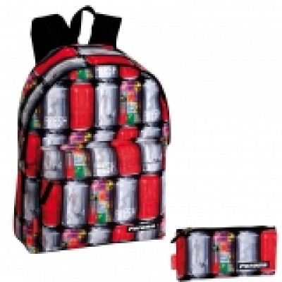 Mochila escolar + estojo Perona Fresh