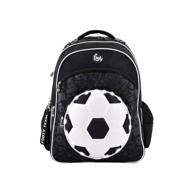 Mochila Escolar Footy Futebol LED 45cm