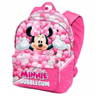 Mochila Escolar Freetime Minnie Disney Bubblegum 42cm