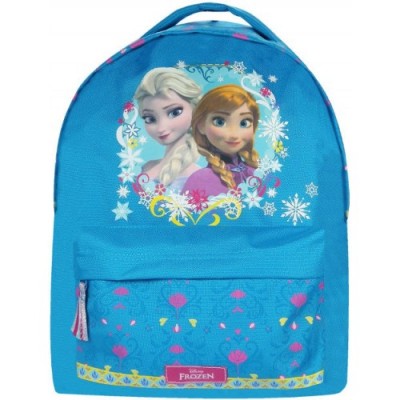 Mochila escolar Frozen Sisters Love Blue