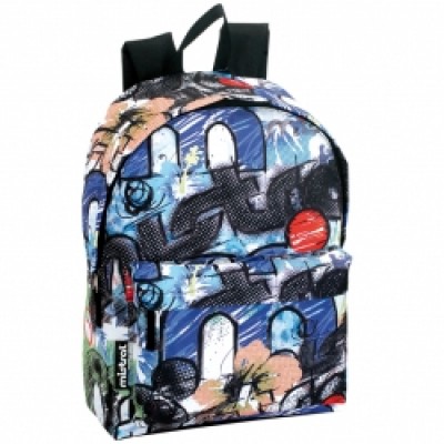 Mochila escolar grafitti Mistral