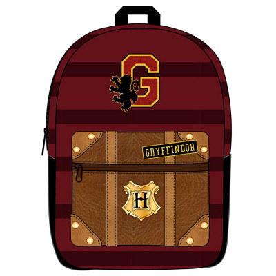 Mochila Escolar Harry Potter Gryffindor Baú 44cm
