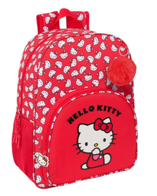 Mochila Escolar Hello Kitty Iconic 42cm adapt trolley