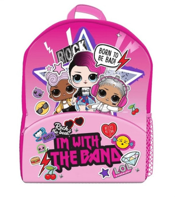 Mochila Escolar LOL Surprise Rock 38cm