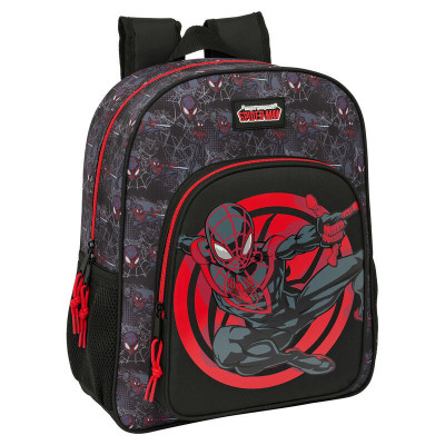Mochila Escolar Miles Morales Homem-aranha Marvel 38cm