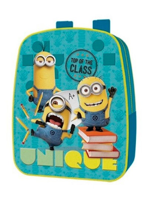 Mochila Escolar Minions Unique 41cm