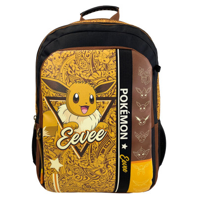Mochila Escolar Pokémon Eevee 42cm adap trolley