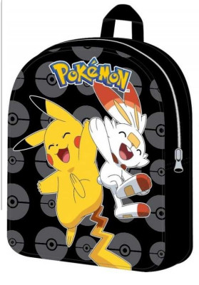 Mochila Escolar Pokémon Pikachu and Scorbunny 40cm