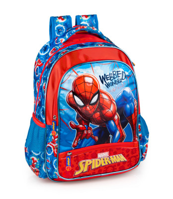 Mochila Escolar Premium 39cm Spiderman Webbed Wonder