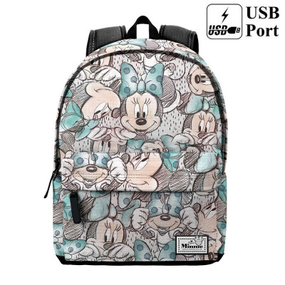 Mochila Escolar Premium 42cm Minnie Drawing