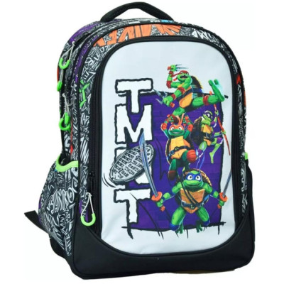 Mochila Escolar Tartarugas Ninja TMNT 45cm