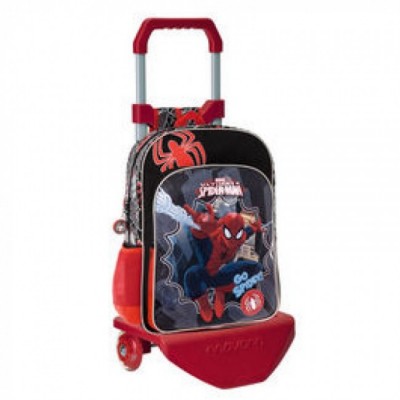 Mochila escolar trolley 2 bolsos Marvel Spiderman Go Spidey