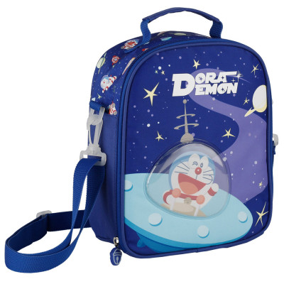 Mochila Lancheira 3D Doraemon Space