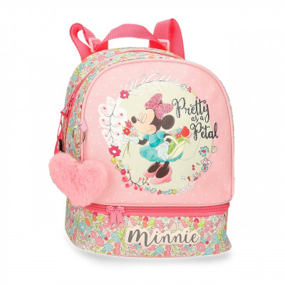 Mochila Lancheira Minnie Florals