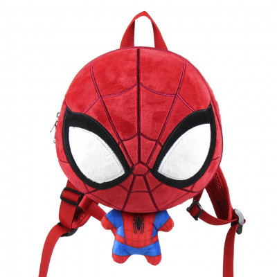 Mochila Peluche 3D Spiderman 30cm