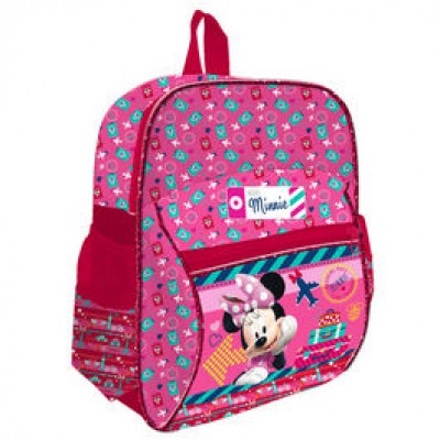 Mochila pré escolar 2 bolsos Disney Minnie Travel