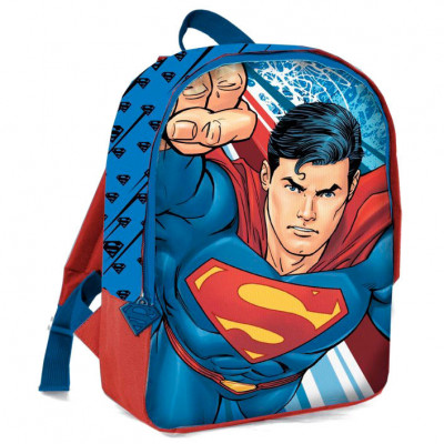 Mochila Pré Escolar 27cm Superman DC