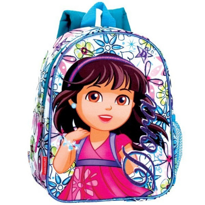 Mochila Pré Escolar 28cm Dora Glitter