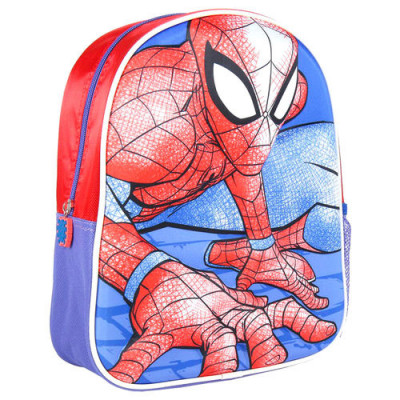Mochila Pré Escolar 31cm 3D Spiderman