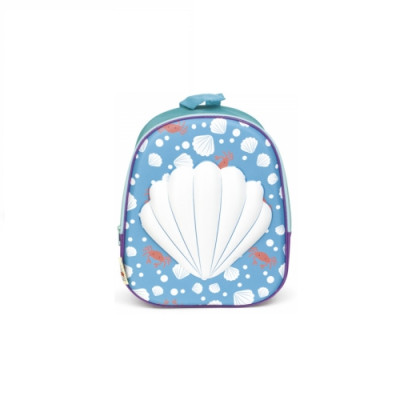 Mochila Pré Escolar 31cm Concha 3D