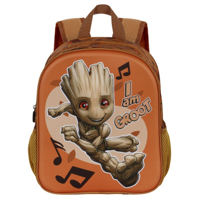 Mochila Pré Escolar 31cm Groot Marvel Soundtrack 3D