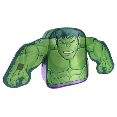 Mochila Pré Escolar 31cm Hulk Avengers