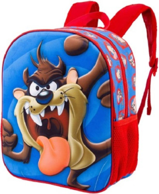 Mochila Pré Escolar 31cm Looney Tunes Taz 3D