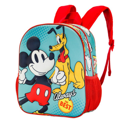 Mochila Pré Escolar 31cm Mickey The Best 3D