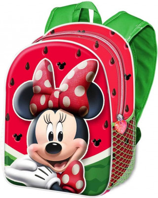 Mochila Pré Escolar 31cm Minnie Watermelon