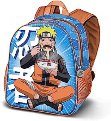 Mochila Pré Escolar 31cm Naruto Ramen 3D