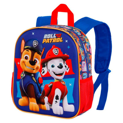 Mochila Pré Escolar 31cm Patrulha Pata Duty 3D