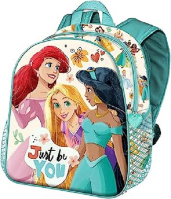 Mochila Pré Escolar 31cm Princesas Disney Just be You 3D