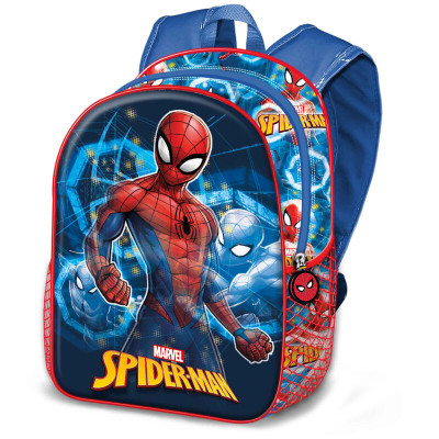 Mochila Pré Escolar 31cm Spiderman Powerful 3D