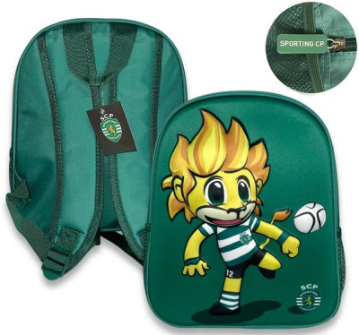 Mochila Pré Escolar 31cm Sporting Jubas 3D