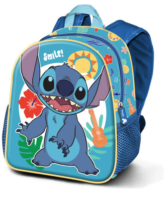 Mochila Pré Escolar 31cm Stitch Smile 3D
