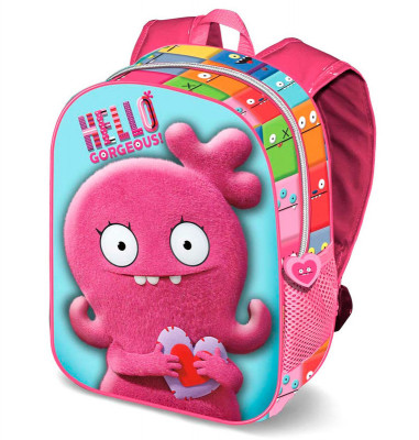 Mochila Pré Escolar 31cm Ugly Dolls Hello Gorgeous 3D