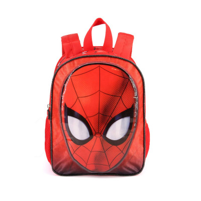 Mochila Pré Escolar 32 cm Reversível Spiderman Spiderweb