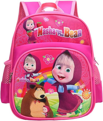 Mochila Pré Escolar 32cm Masha e o Urso