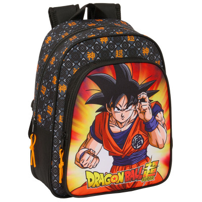 Mochila Pré Escolar 33cm adap trolley Dragon Ball Super